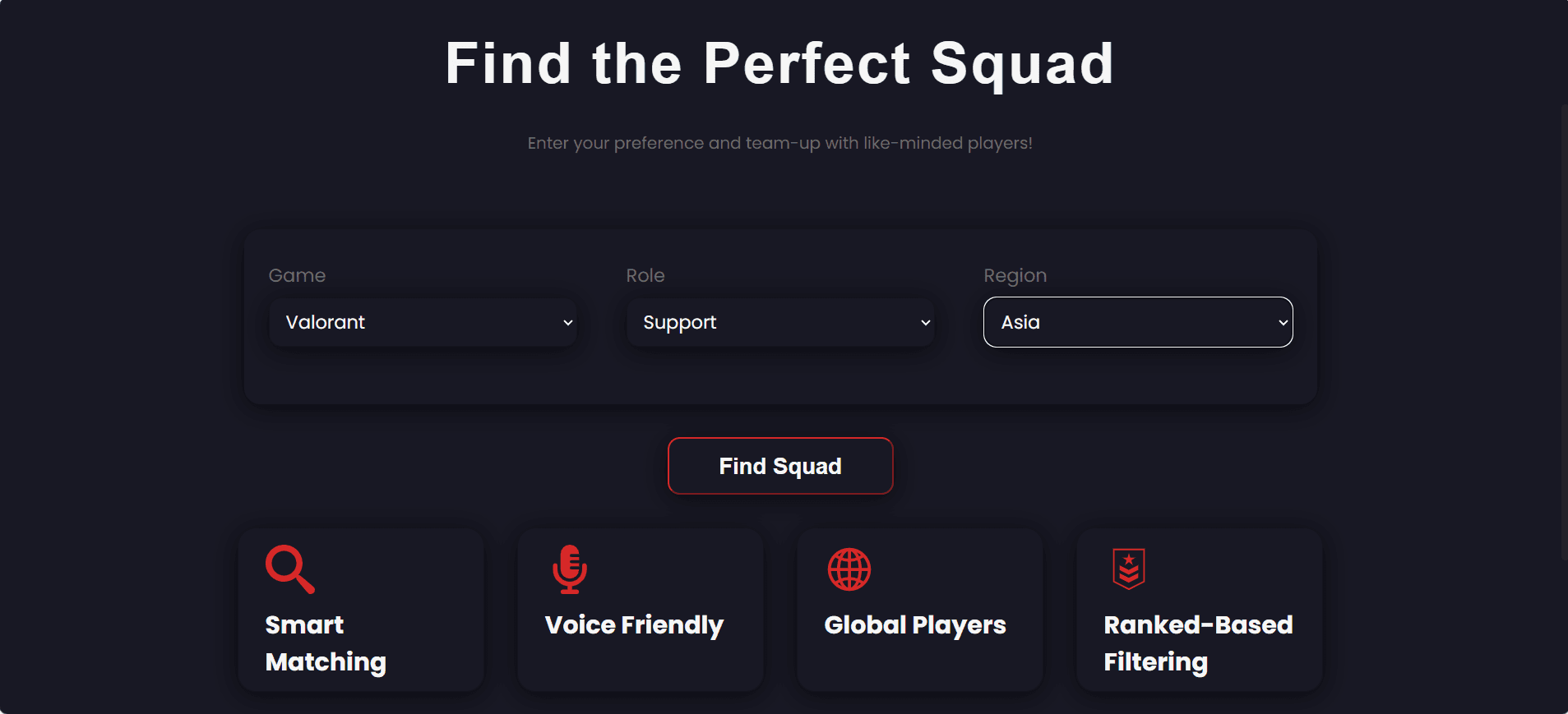 Screenshot of SquadSync task management.